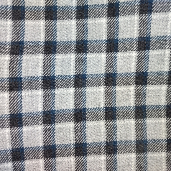 Lucky Brand "Slim Fit" Gingham. Gray, Long Sleeve, Dress Shirt, EUC - Picture 10 of 11